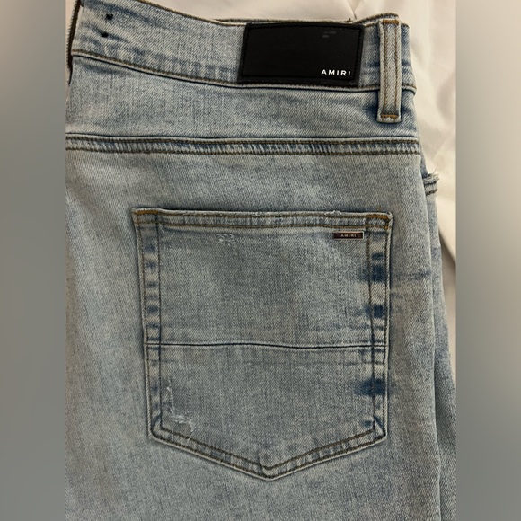 AMIRI MX1 Jeans Light blue / Tan size 36 - Picture 5 of 8
